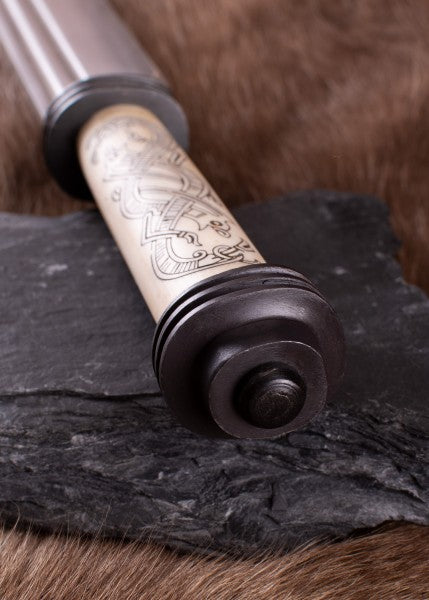 Piccolo Coltello Vichingo, Acciaio al Carbonio, Coltello da Fibula