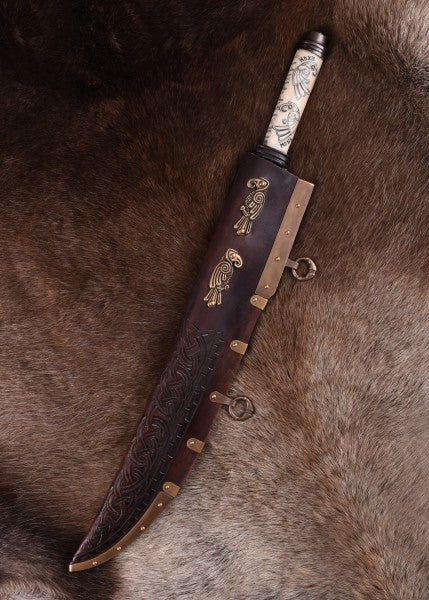 Piccolo Coltello Vichingo, Acciaio al Carbonio, Coltello da Fibula