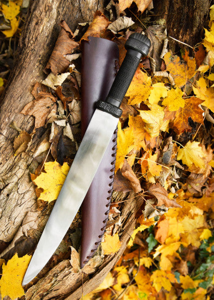 Kleines Wikinger-Messer, Kohlenstoffstahl, Gewändenadel-Messer