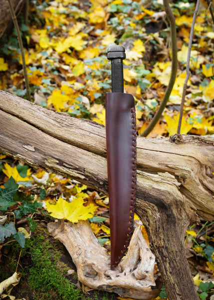 Kleines Wikinger-Messer, Kohlenstoffstahl, Gewändenadel-Messer