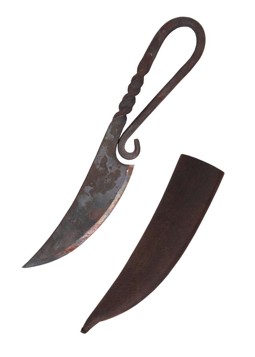 Couteau utilitaire avec étui en cuir
