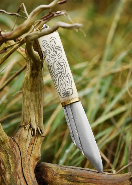 Petit sax viking – Manche en os de style borrésien, IXe-Xe siècle