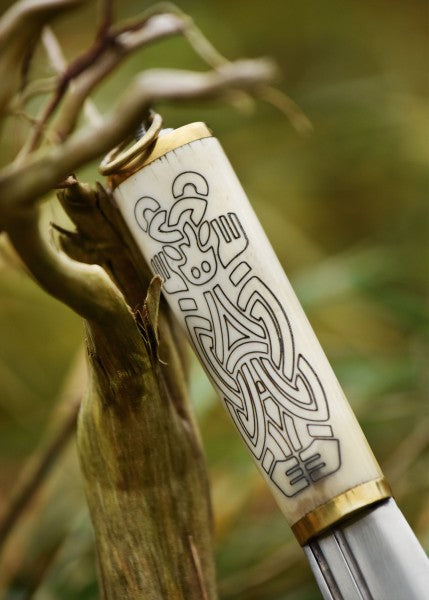Petit sax viking – Manche en os de style borrésien, IXe-Xe siècle
