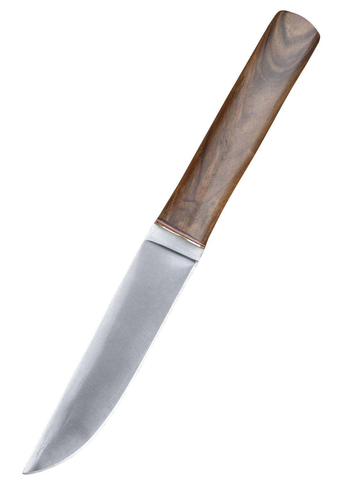 Sax viking type 1 de 28 cm avec manche en noyer et fourreau en cuir