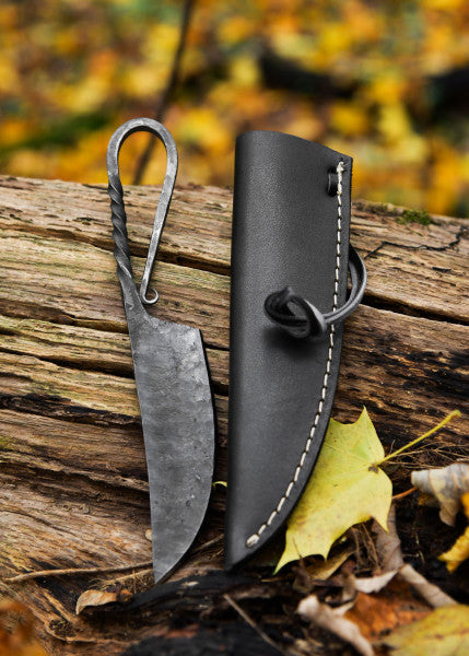 Piccolo Coltello Vichingo, Acciaio al Carbonio, Coltello da Fibula