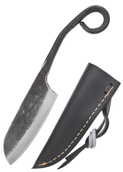 Piccolo Coltello Vichingo, Acciaio al Carbonio, Coltello da Fibula