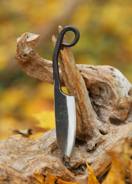 Piccolo Coltello Vichingo, Acciaio al Carbonio, Coltello da Fibula