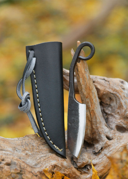 Piccolo Coltello Vichingo, Acciaio al Carbonio, Coltello da Fibula