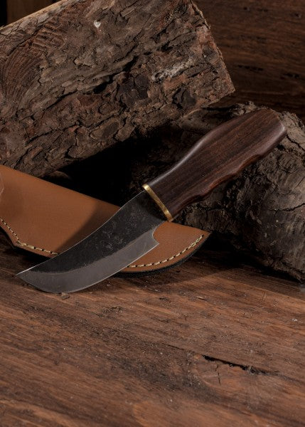 Kleines Wikinger-Messer, Kohlenstoffstahl, Gewändenadel-Messer