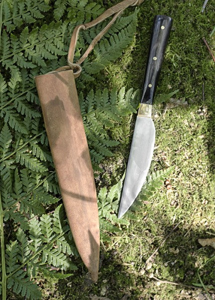 Piccolo Coltello Vichingo, Acciaio al Carbonio, Coltello da Fibula