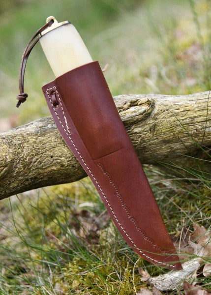 Kleiner Wikinger-Sax – Griff aus Knochen im Borre-Stil, 9.-10. Jahrhundert