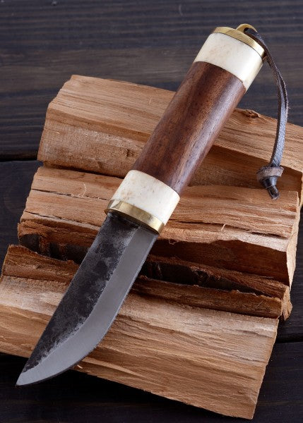 Piccolo Coltello Vichingo, Acciaio al Carbonio, Coltello da Fibula
