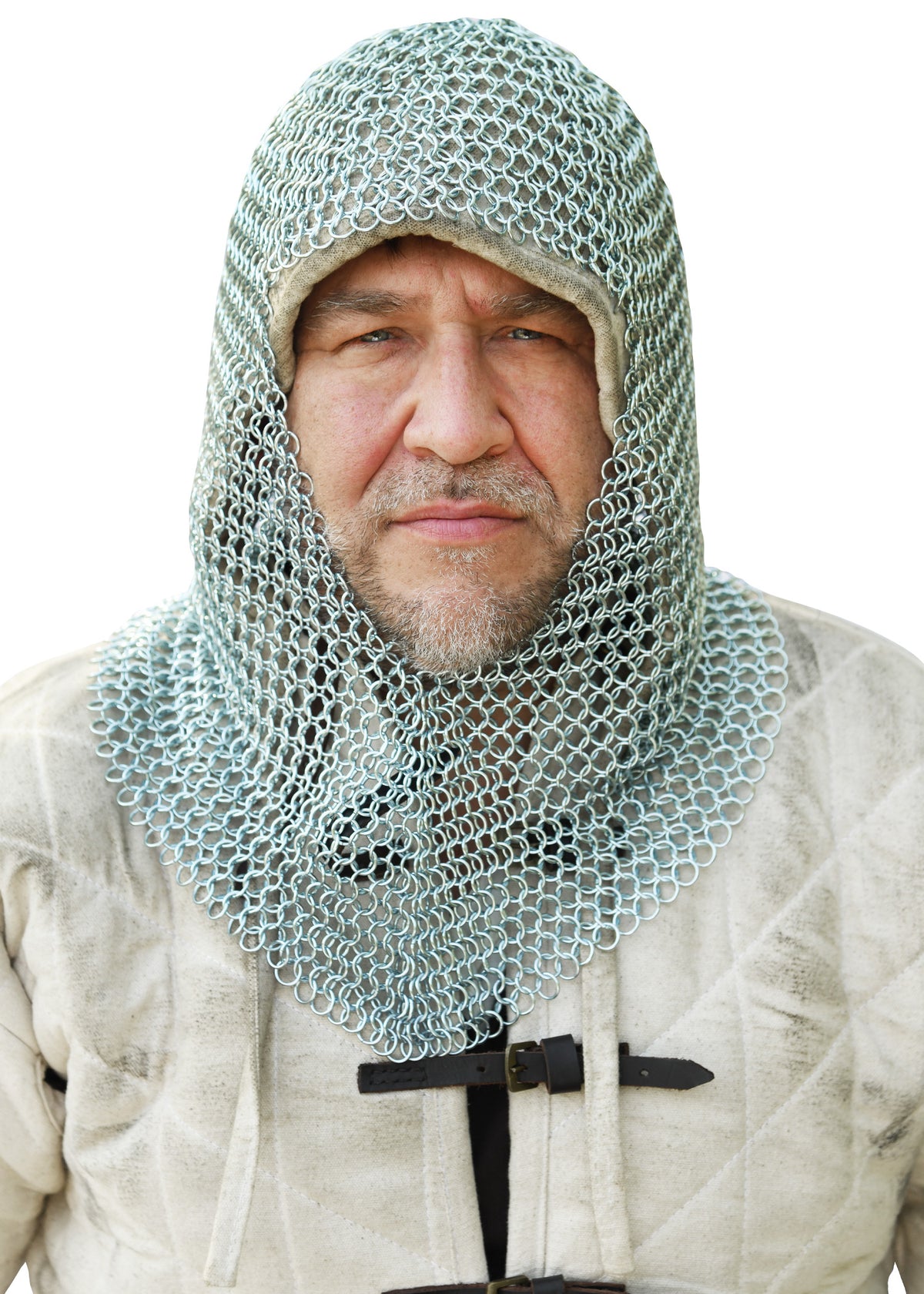 Coiffe de mailles non rivetée galvanisée, ouverture en V