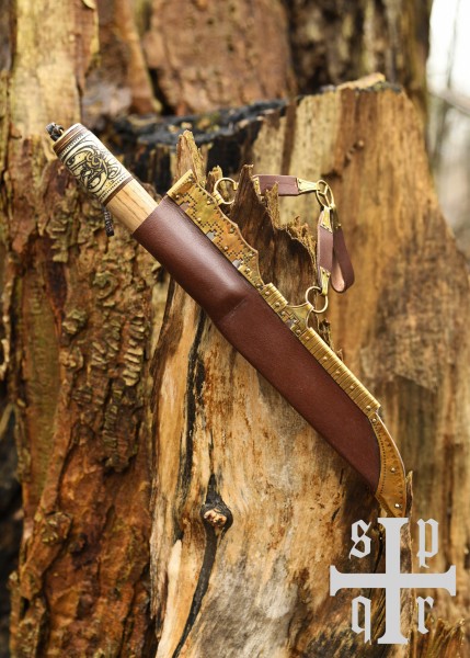 Piccolo Coltello Vichingo, Acciaio al Carbonio, Coltello da Fibula
