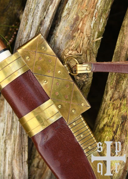 Kleines Wikinger-Messer, Kohlenstoffstahl, Gewändenadel-Messer