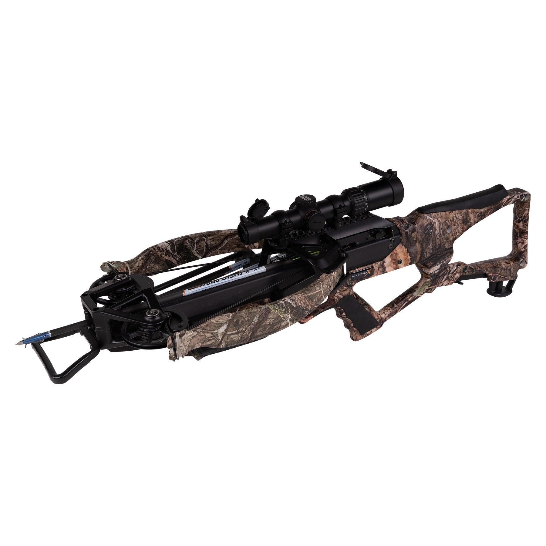 Arbalète Excalibur Hybrid X Mossy Oak Country avec Viseur Overwatch - Archery Connect