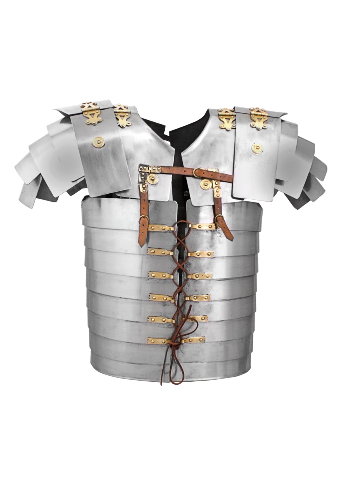 Lorica segmentata romaine type Corbridge A en acier inoxydable