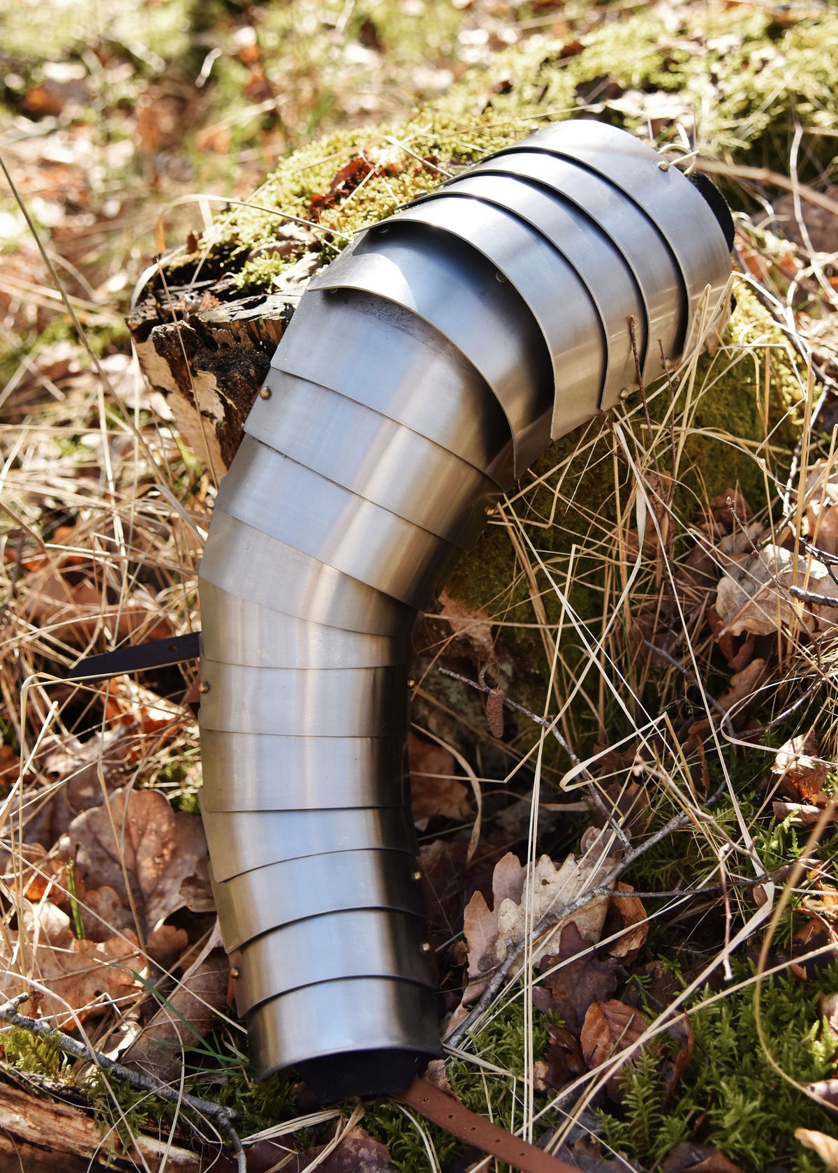 Manica romaine segmentée en acier, protection de bras