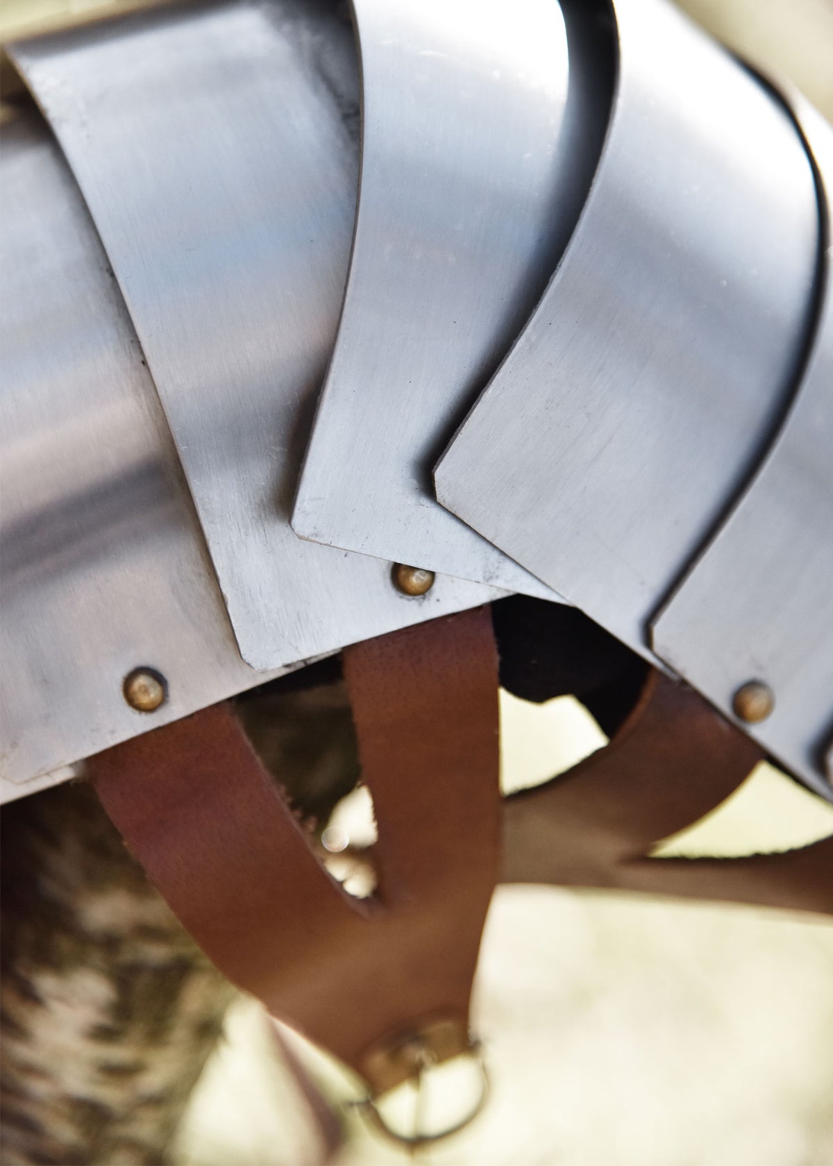 Manica romaine segmentée en acier, protection de bras