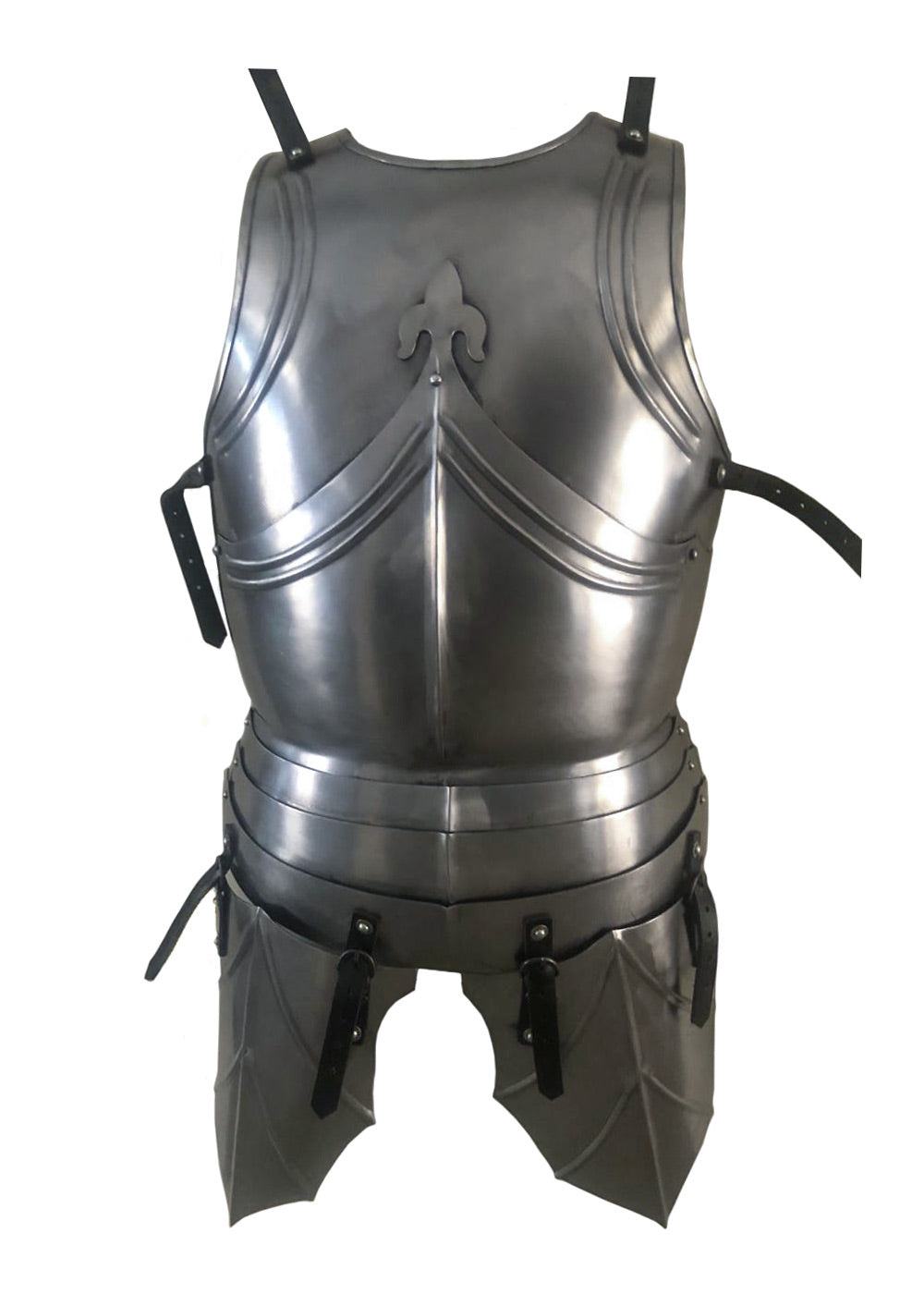 Cuirasse gothique avec tassettes en acier