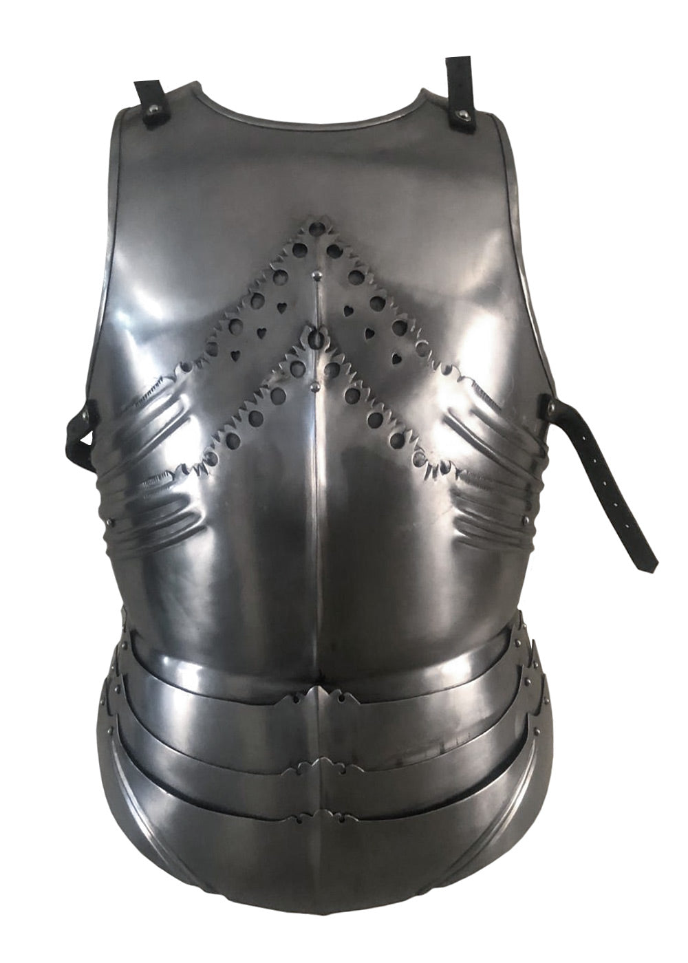 Cuirasse gothique à garde-reins en acier
