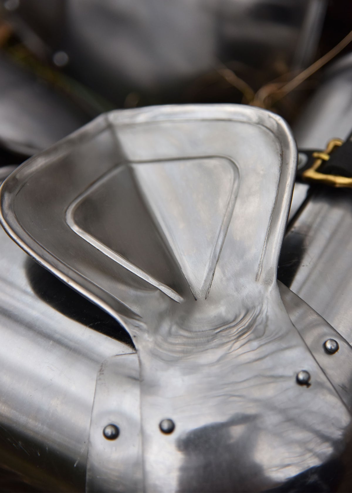 Armure de bras complète en acier, la paire
