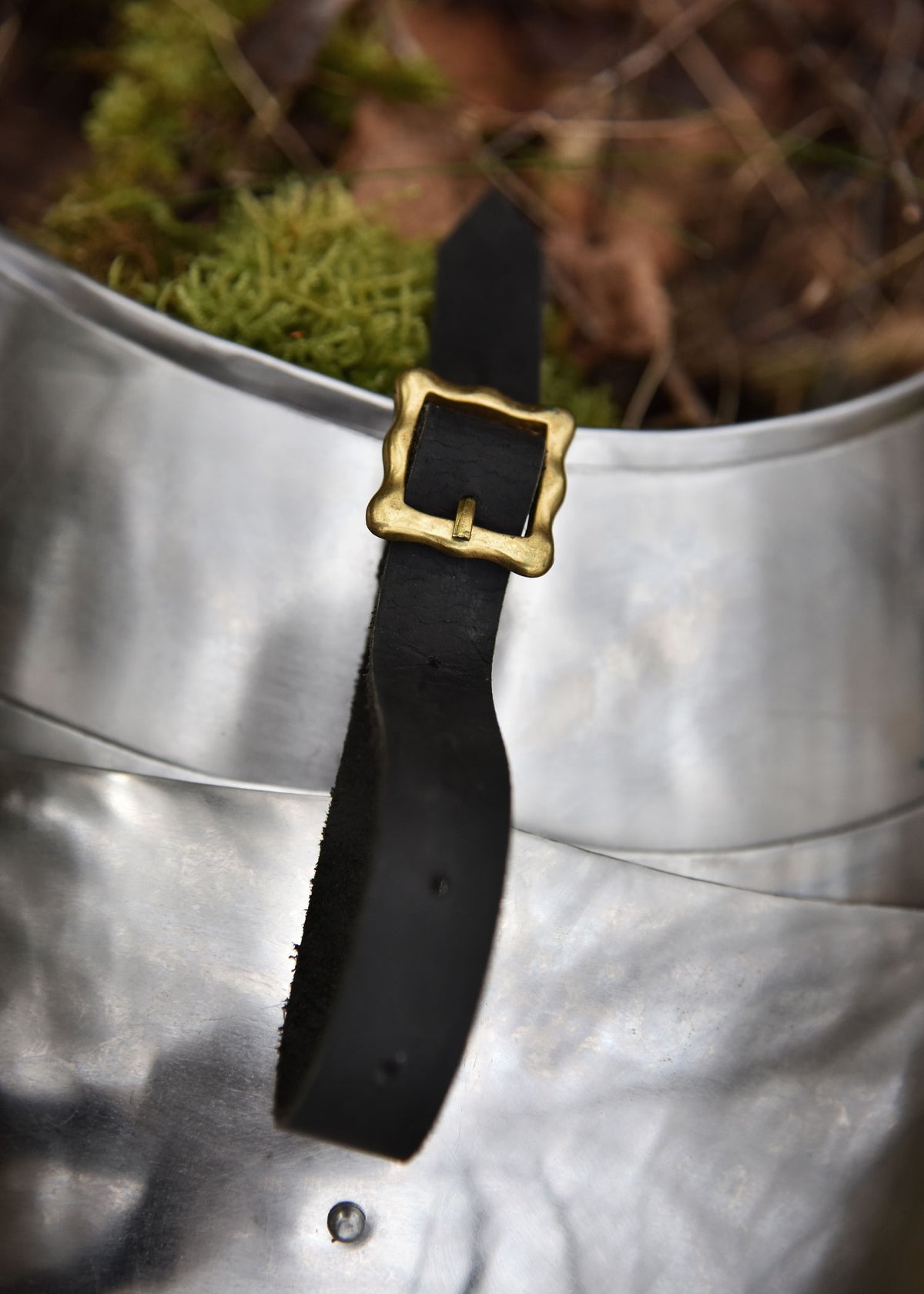 Armure de bras complète en acier, la paire