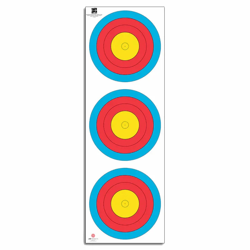 Blason Tri-Spot FITA 60cm