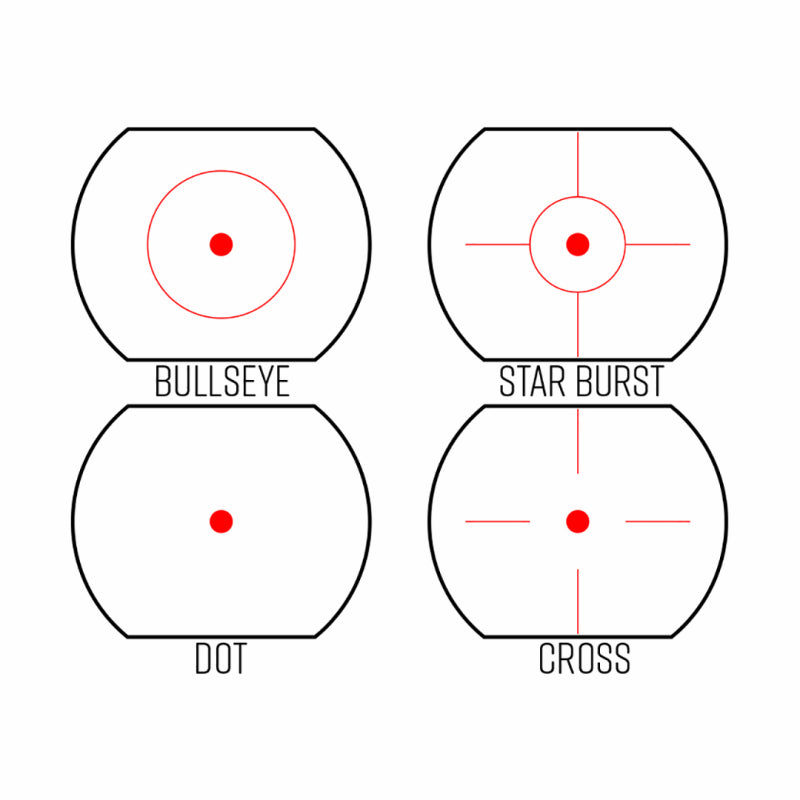 Viseur Hori-Zone Red Dot Picatinny - Vue 3 - Archery Connect