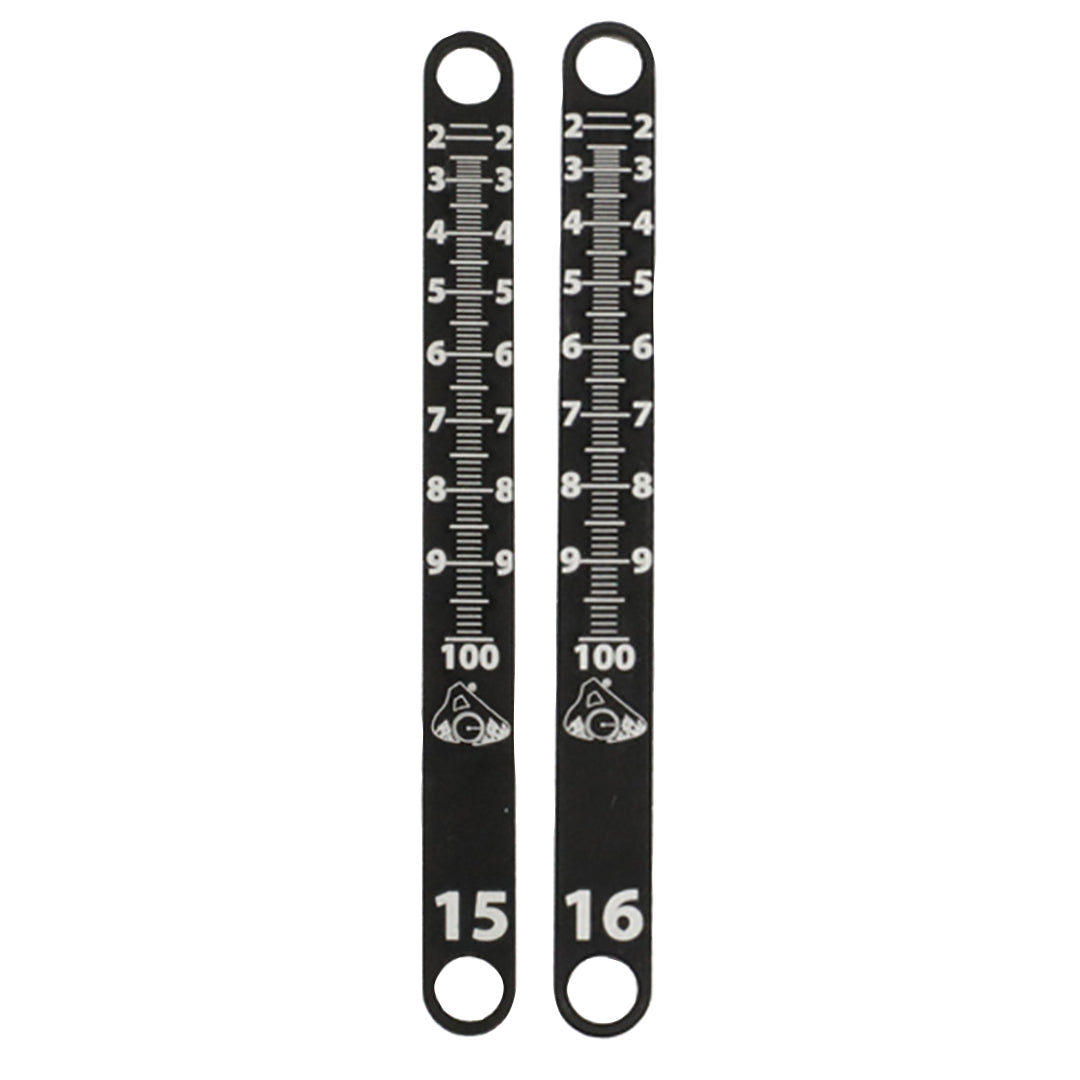 Réglette de viseur métal Axcel Achieve XP Metal Sight Tapes