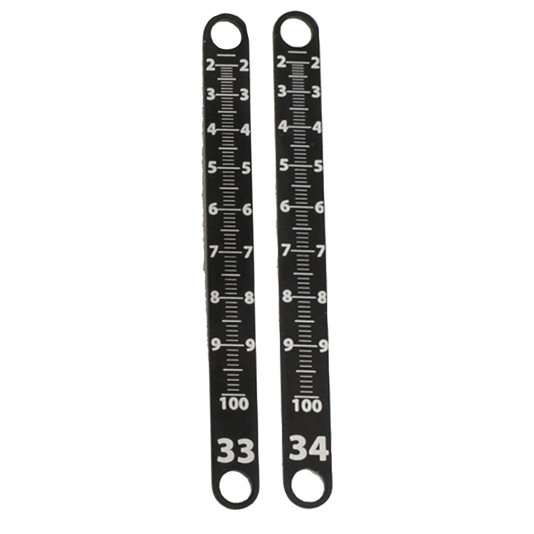 Réglette de viseur métal Axcel Achieve XP Metal Sight Tapes