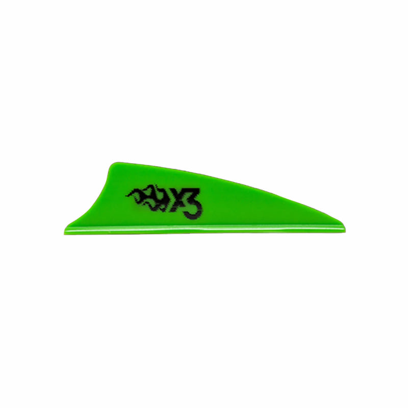 Plumes Bohning Vane X3 Shield Cut 1.75 pouces - Vue 2 - Archery Connect