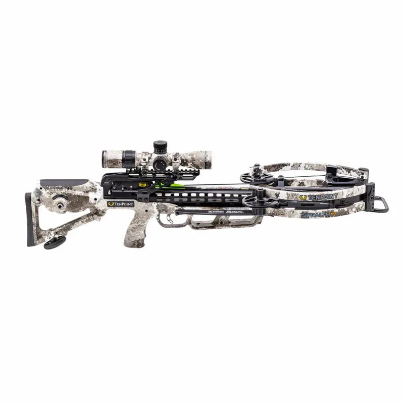 Arbalète à poulies TenPoint Stealth 450 ACUslide EVO-XElite Camo Scope - Archery Connect