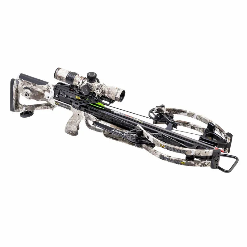 Arbalète à poulies TenPoint Stealth 450 ACUslide EVO-XElite Camo Scope - Archery Connect