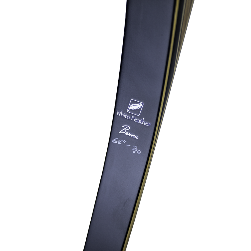 White Feather Longbow Bennu - Vue 3 - Archery Connect