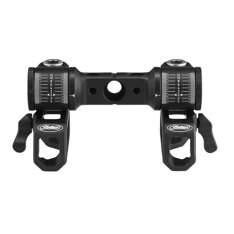 V-Bar Mathews Double Bridge-Lock Black - Vue 2 - Archery Connect