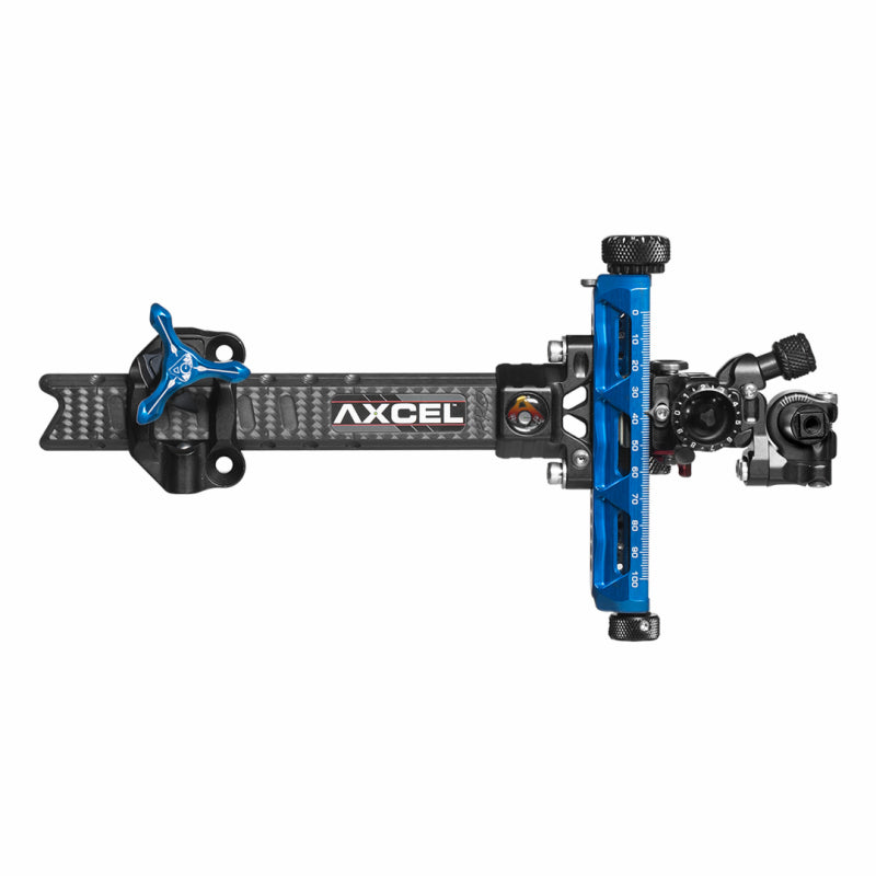 Viseur Arc à Poulies Axcel Sight Achieve XP Pro UHM Diamond Weave Carbon Bar Compound 6"