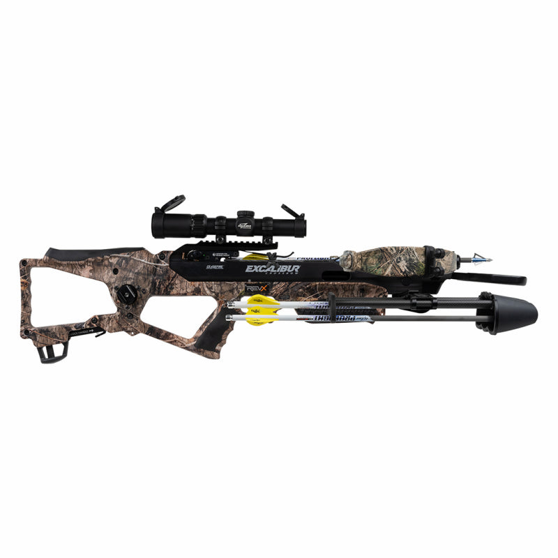 Arbalète Excalibur RevX Mossy Oak Country DNA avec Viseur Overwatch - Vue 2 - Archery Connect