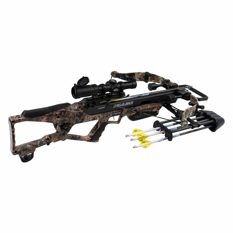 Arbalète Excalibur RevX Mossy Oak Country DNA avec Viseur Overwatch - Vue 4 - Archery Connect