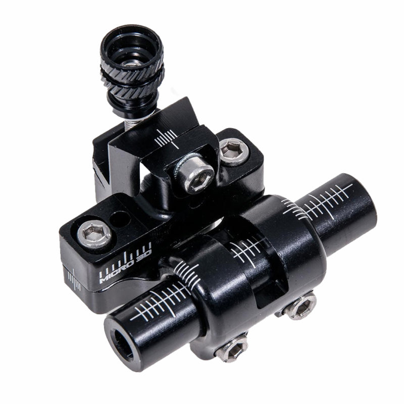 Tête de Viseur Arc à Poulies Micro 3D Arc Système Noir - Archery Connect