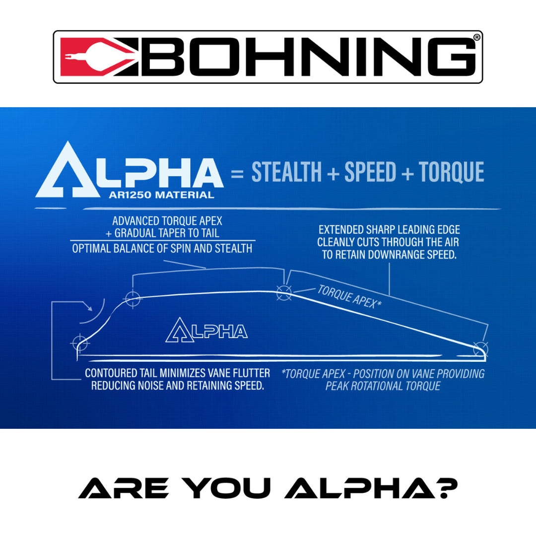 Plumes Bohning AR1250 Alpha 2.8 pouces - Vue 3 - Archery Connect