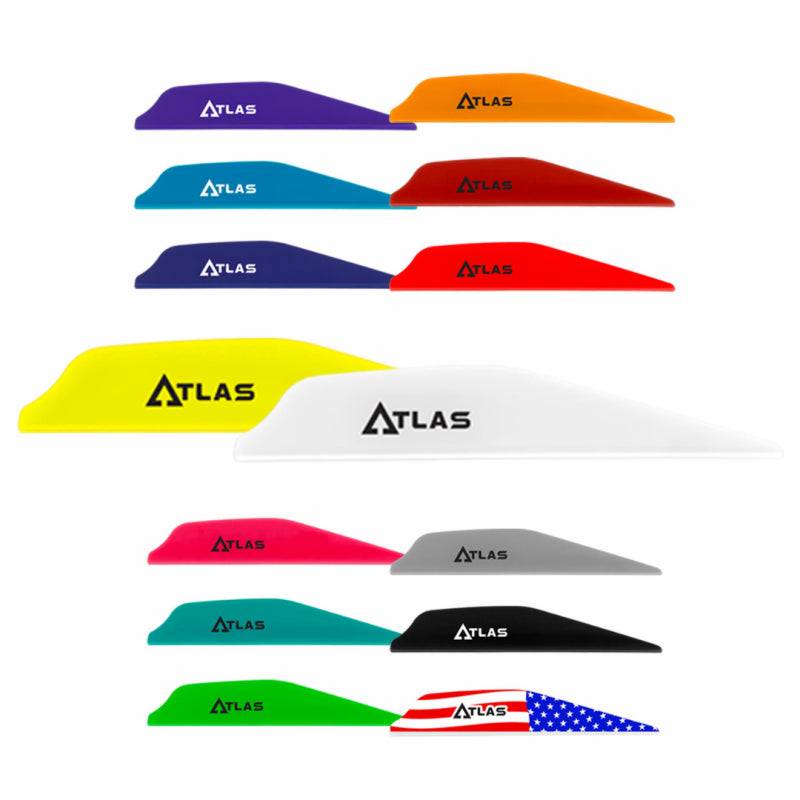 Plumes Bohning AR1000 2.8 pouces Atlas - Vue 2 - Archery Connect