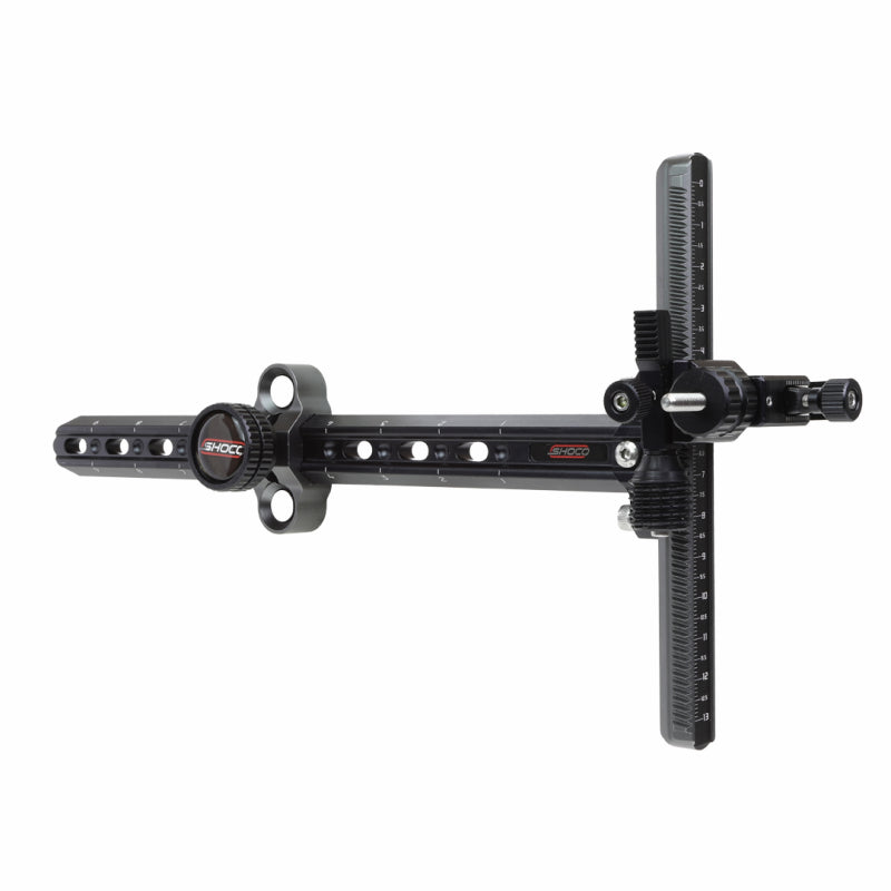 Viseur Shocq Align Aluminium - Vue 3 - Archery Connect