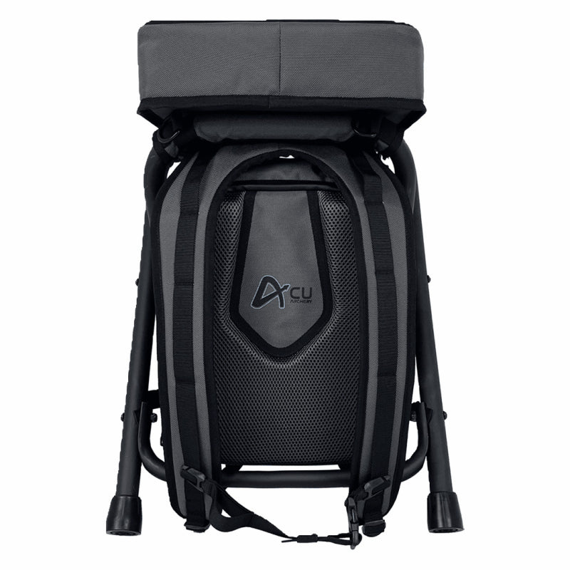 Chaise ACU OUTDOOR SAC A DOS+SIEGE NOIR