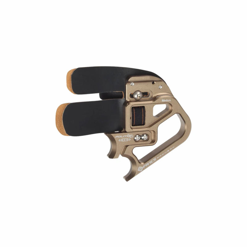 Palette Fivics Finger Tab Polite 2 Doigts Cordovan - Archery Connect