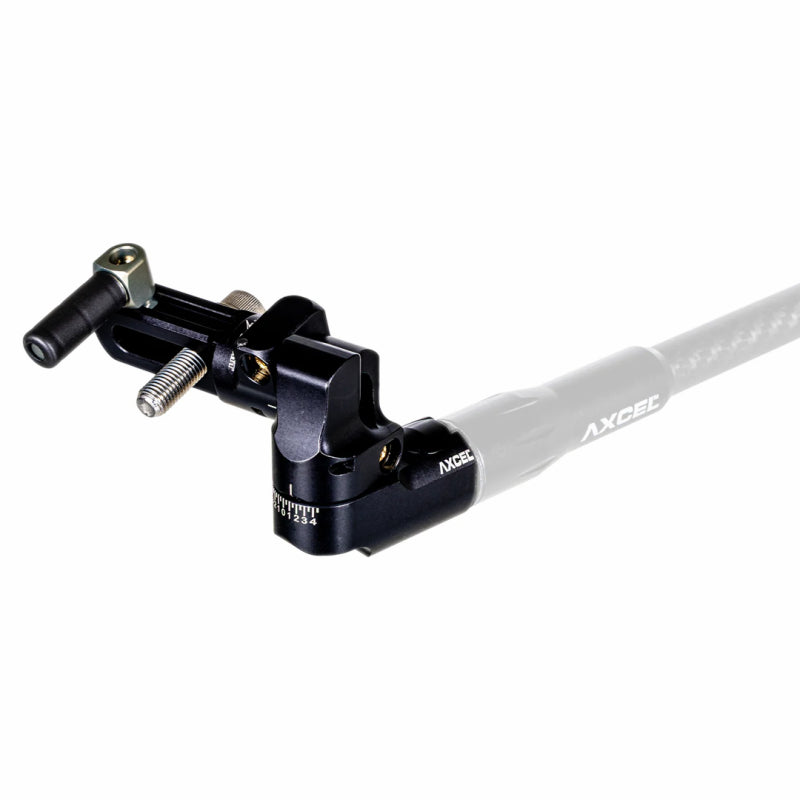 Mono Bar Axcel Offset Mount TriLock Micro Ajustable Mike Schloesser Signature - Vue 2 - Archery Connect