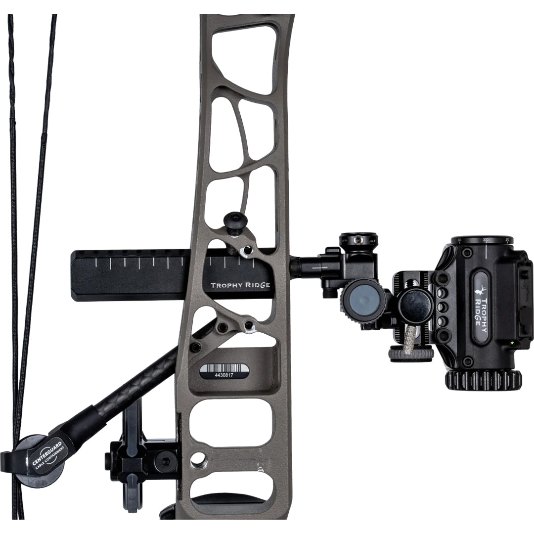 Viseur de chasse Trophy Ridge React 7 Max Trinity Bridge-Lock/Dovetail