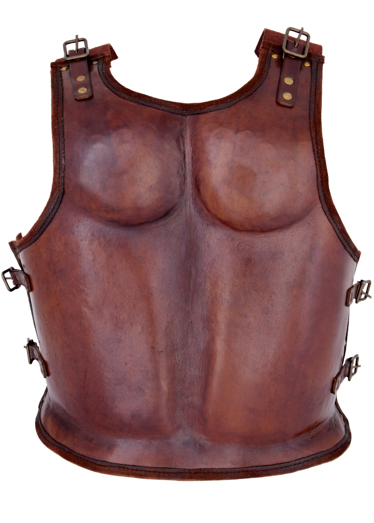 Cuirasse musclée en cuir de style gréco-romain