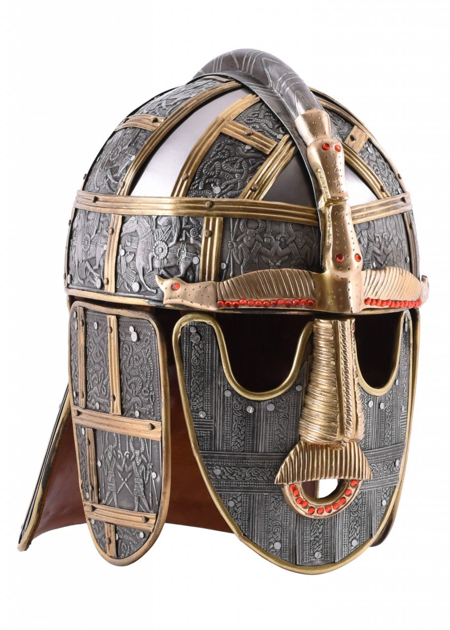 Casque anglo-saxon de Sutton Hoo en acier
