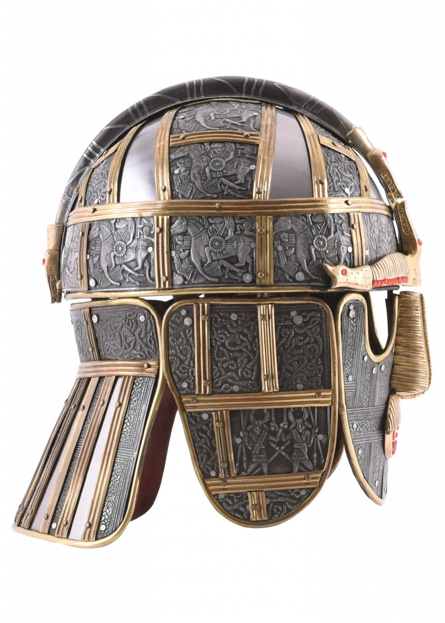 Casque anglo-saxon de Sutton Hoo en acier
